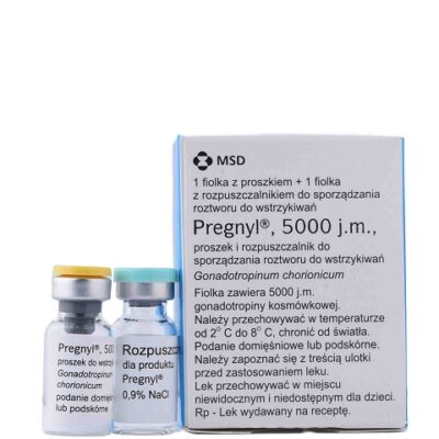 Pregnyl 5000i.u.Organon Hcg